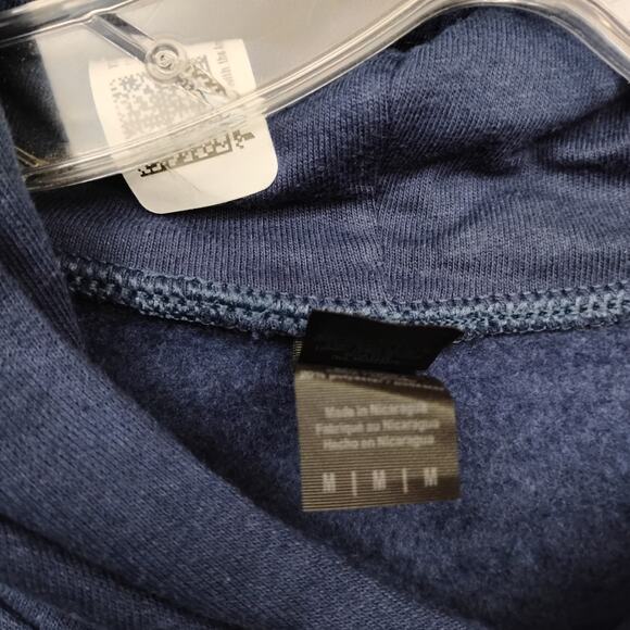 "What Part of... Don't You Understand" Hoodie Size Medium Navy Blue Front Pocket - Picture 2 of 4